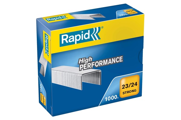 RAPID Heftklammern Strong 23/24 mm 24870500 verzinkt 1000 Stück