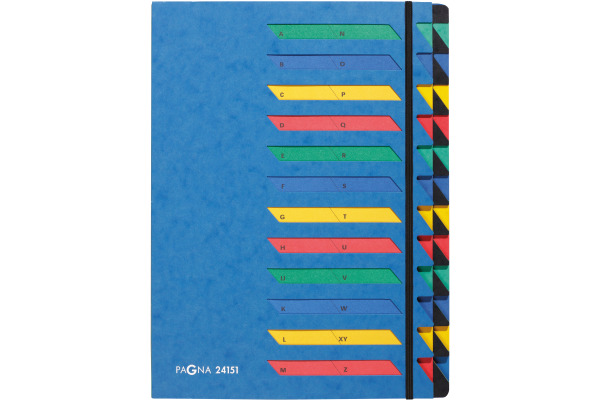 PAGNA Deskorganizer A4 24151-02 blau A-Z