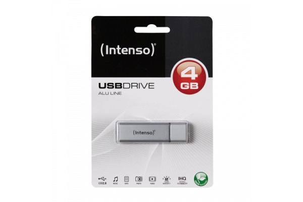 INTENSO USB-Stick Alu Line 4GB 3521452 USB 2.0 silver