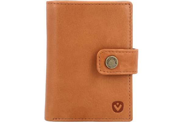 VALENTA Card Wallet Leather 588881 Luxe Tan