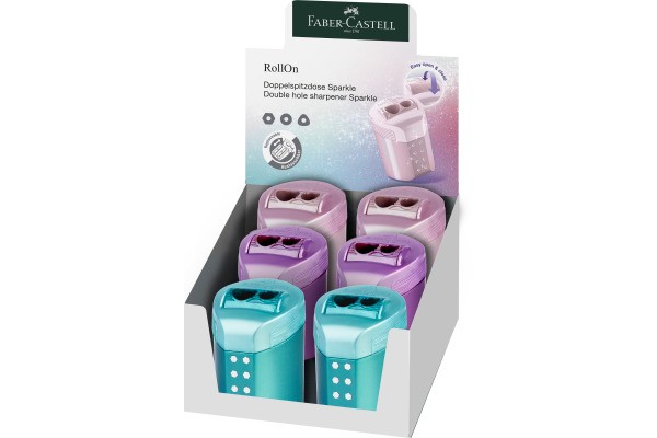 FABER-CA. Doppelspitzer 183900 RollOn Sparkle sortiert