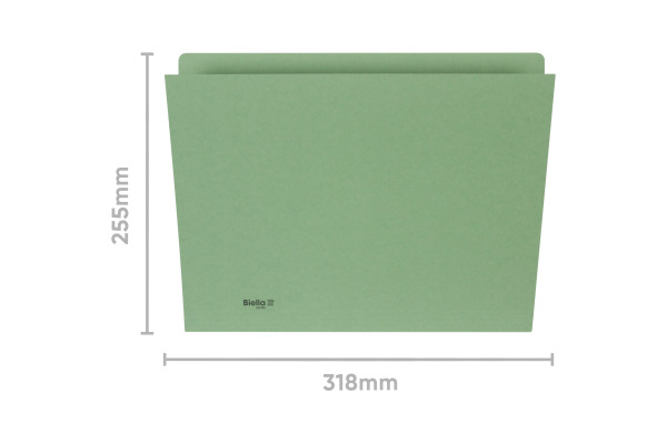BIELLA Vertikalmappe A4 25542430U grün 240g 100 Stück