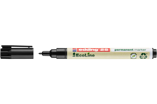 EDDING Permanent Marker 25 EcoLine 25-1 schwarz