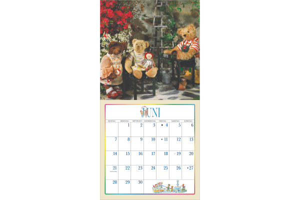 DUMONT Bildkalender 2027 261209 Der Teddybär DE 30x30cm