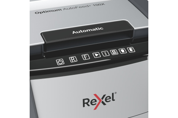 REXEL Aktenvernichter Optimum AF+ 2020100XC 100X, P-4, 34lt
