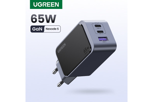 UGREEN USB-C Wallcharger Nexode S 35042 65W,3-Port,GaN,FastCharger