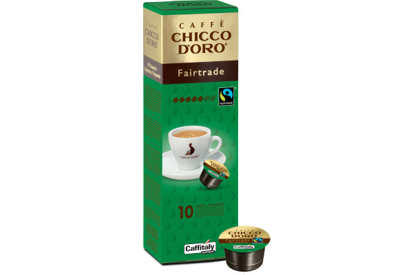 CHICCO D' Caffitaly Kapseln 802079 FairTrade 100% Arabica 10 Stk.