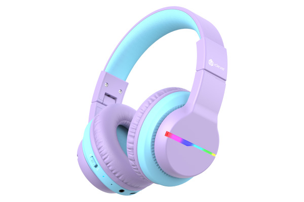 ICLEVER Kids Bluetooth Headphones C03-1702N BTH12, LED, 55h, purple