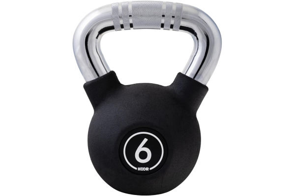 KOOR Kettlebell 6kg F02630 schwarz