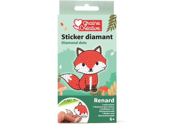 GRAINECRÉ Diamond Sticker GC-750279 Fuchs