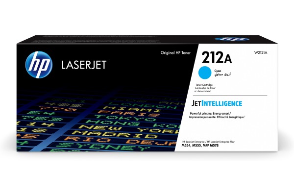 HP Toner-Modul 212A cyan W2121A CLJ Ent.M554/MFP M578 4500 S.