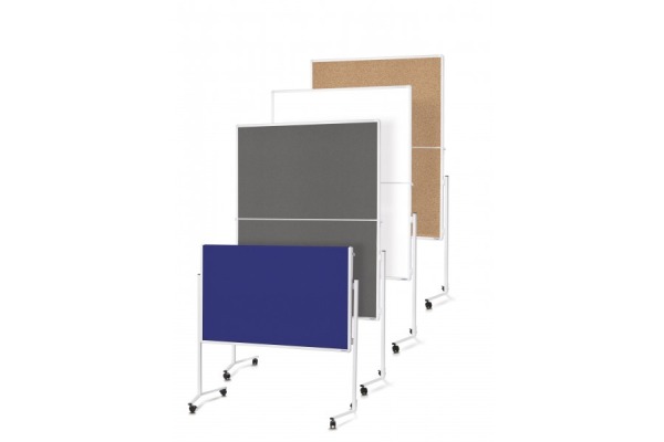MAGNETOP. Moderatorentafel Filz blau 2111303 klappbar 1200x1500mm