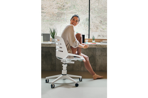 AERIS Bürodrehstuhl Numo Task 962WRSTWH violett/weiss