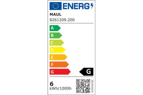 MAUL LED-Lupenleuchte 8261290 MAULiris, dimmbar, schwarz