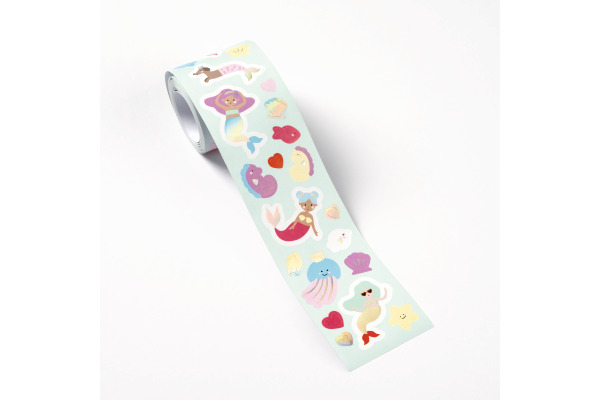 FOLIA Stickerrolle 4m 27101 Mermaids 368 Teile