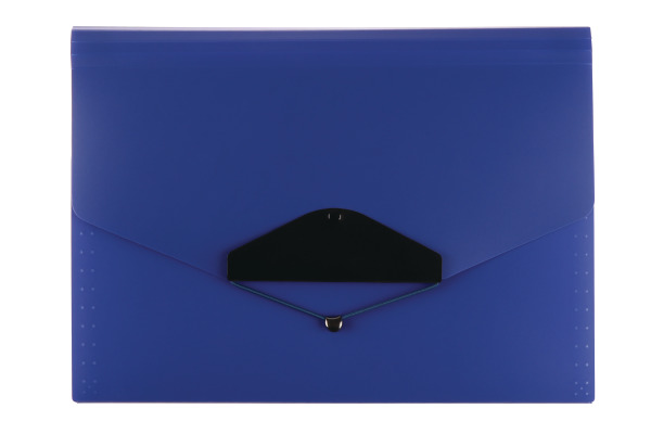BÜROLINE Fächermappe A4 663299 blau 6-teilig