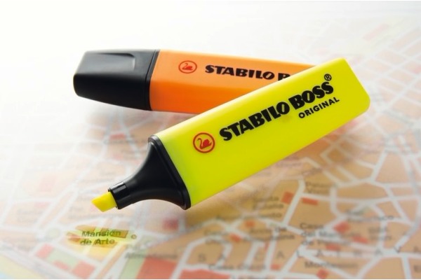 STABILO BOSS Textmarker 2-5mm 7006 Deskset 6 Stück