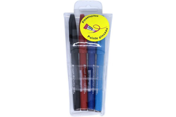 PENTEL Brush Sign Pen SES15C-4/ 4 Stück