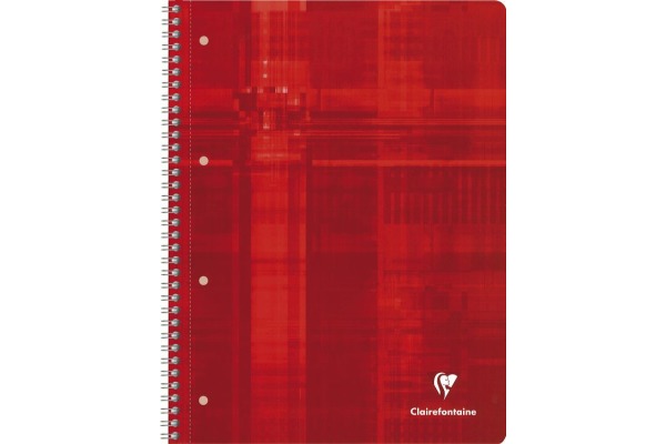 CLAIREFON Spiralheft Studium A4 8256C ass., liniert 80 Blatt