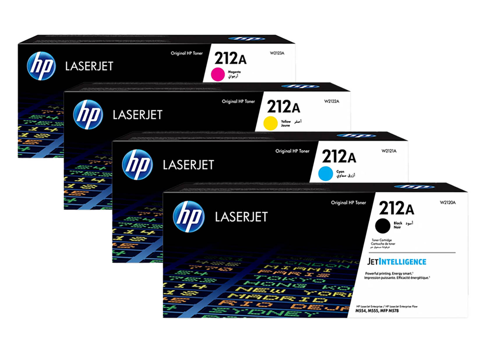 Original HP W2120A / 212A SET Multipack / Set mit allen vier Farben