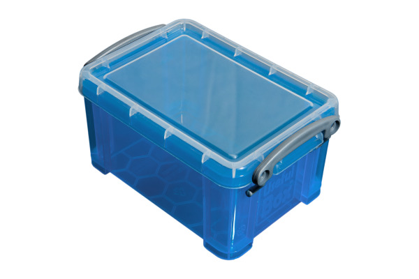 USEFULBOX Kunststoffbox 0,3l 68501406 transparent blau