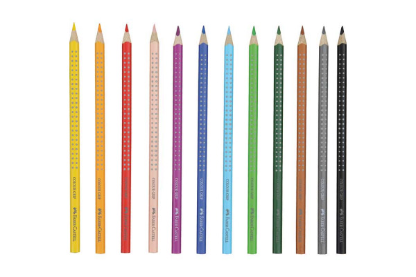 FABER-CA. Farbstifte Colour Grip 112412 12 Farben