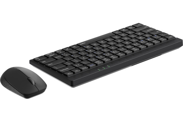 RAPOO 8000GT Deskset R-11066 Wirel. Multimode,Black-Grey