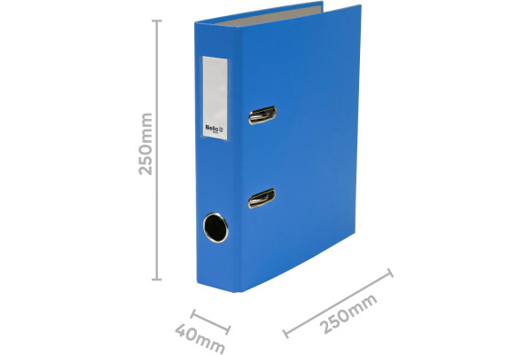 BIELLA Ordner Plasticolor 4cm 10750405U blau A5