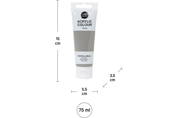 I AM CREA Acrylfarbe 75ml 2001.37 pastellgrau