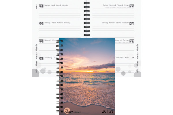 BIELLA Schüleragenda Sunset 26/27 17830027U 1W/2S 12x16.5cm