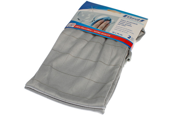 EBNAT Mikrofasertuch 2 Stück 337390 grau