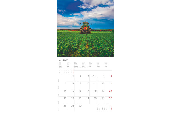 ALPHA EDI Bildkalender 2027 161302 Traktoren ML 30x30cm