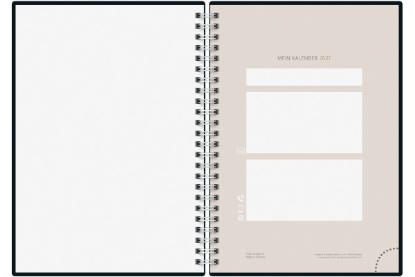 RIDOIDE Agenda Design Line 2027 702140703 1W/2S Future DE 14.8x21cm