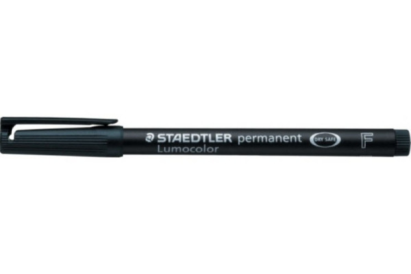 STAEDTLER Lumocolor permanent F 318WP4 4 Farben ass.