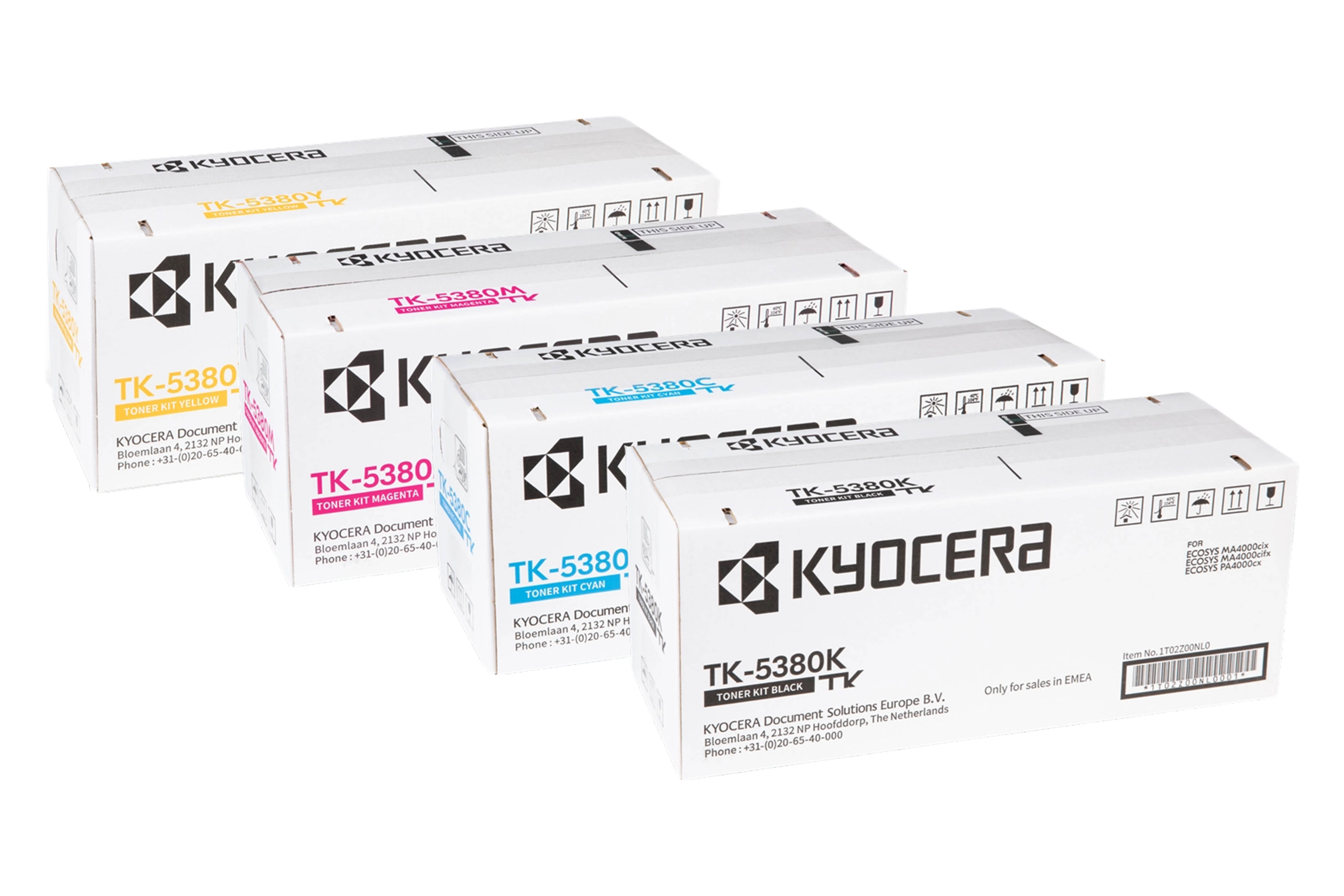 Original KYOCERA TK-5380 SET Multipack / Set mit allen vier Farben