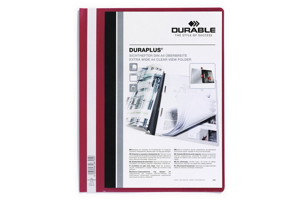 DURABLE Angebotshefter DURAPLUS 257903 für 100 Blatt A4 rot