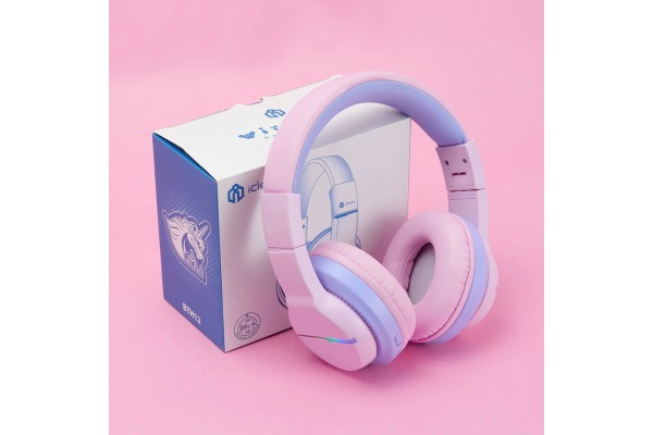 ICLEVER Kids Bluetooth Headphones C03-1702N BTH12, LED, 55h, pink