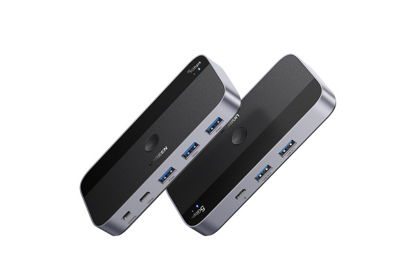 UGREEN 2x4 Sharing Switch Box 15705 USB 3.0 for 2PC's,Black