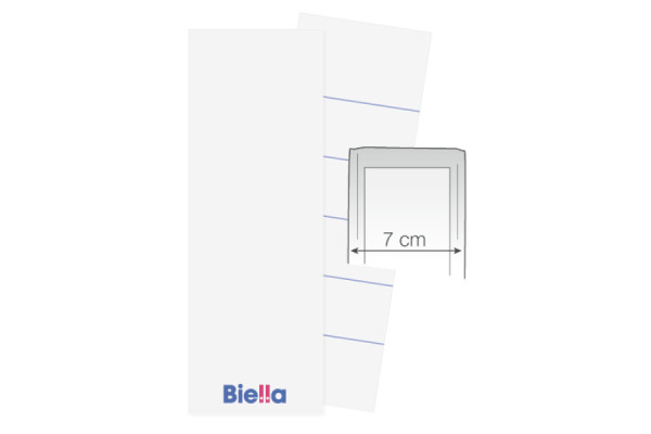 BIELLA Rückenschild Ordner 51x145mm 19016700U für 7cm Rücken 25 Stück