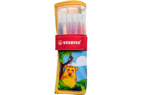 STABILO Fasermaler Power Animal 2mm 280/18-05 gelb 18 Stück