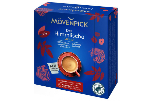 MÖVENPICK Kaffeekapseln 10.02080 Der Himmlische 50 Stk.