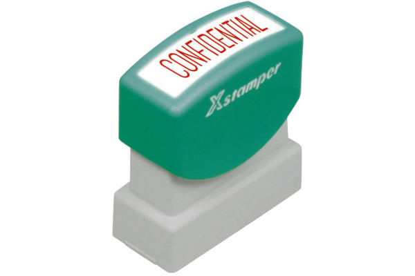 XSTAMPER Stempel Confidentiel F F110-R rot