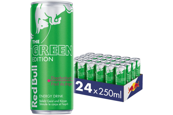 RED BULL Energy Drink Alu RC235089  Green Edition 25 cl, 24 Stk.