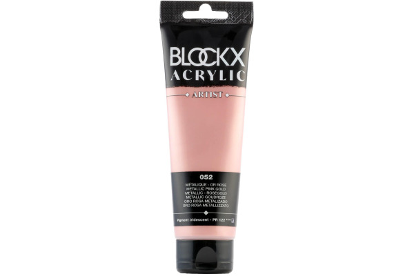BLOCKX Acrylfarbe 120ml 60052BXC metallic rosegold